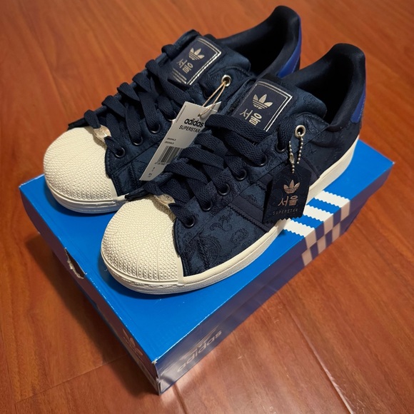 [KOREA EXCLUSIVE] adidas Superstar II Royal Blue Sneakers - M 8.5 / W 9.5 - NWT